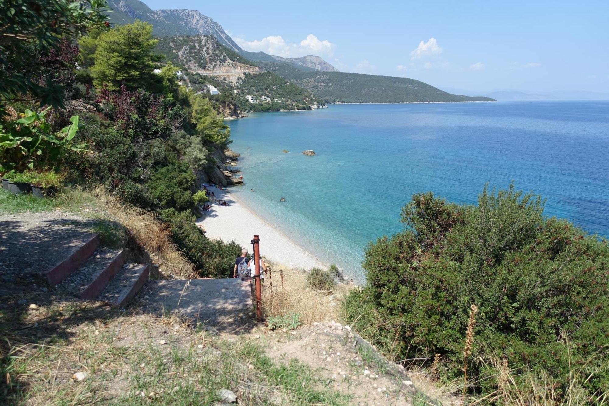 Studio In Villa In Kalloni Direkt Am Meer Eksteriør bilde